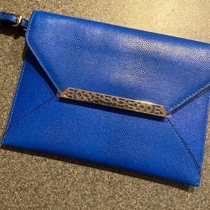 Stella & Dot - royal blue clutch/wristlet